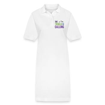 Les sentiers vous appellent - Robe polo bio PAIGER Stanley/Stella Femme - blanc - Devant