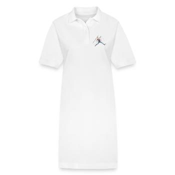 Javelin throw - Stanley/Stella PAIGER Organic Women’s Polo Dress - white - Front