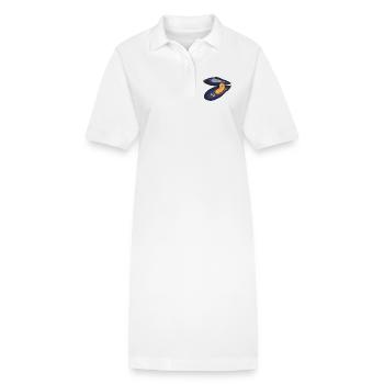 Fauler Schimmel unter Nachtsplittern - Stanley/Stella Frauen Bio-Polokleid PAIGER - Weiß - Vorne