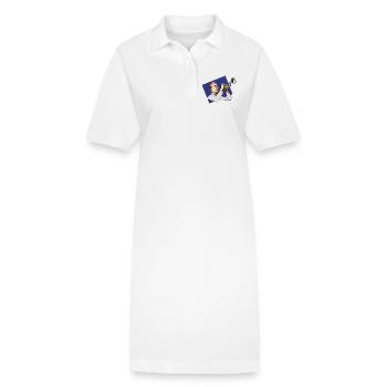 TRUMPETER #2 - sound & vision - Robe polo bio PAIGER Stanley/Stella Femme - blanc - Devant