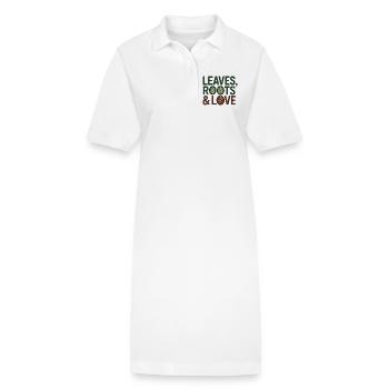 L’herboriste laisse racine Aime la clinique professionnelle - Robe polo bio PAIGER Stanley/Stella Femme - blanc - Devant