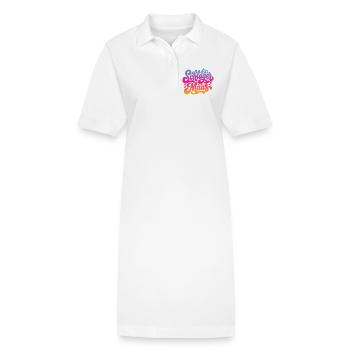 Schlager Maus - Schlagermaus - Schlagermusik - Robe polo bio PAIGER Stanley/Stella Femme - blanc - Devant