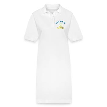 Cocktails - Stanley/Stella PAIGER Organic Women’s Polo Dress - white - Front