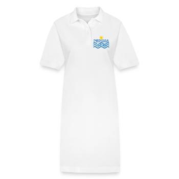 Perissa Santorini Sun Waves - Robe polo bio PAIGER Stanley/Stella Femme - blanc - Devant