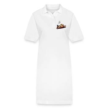 Berger allemand Chiens de berger Chiens de berger - Robe polo bio PAIGER Stanley/Stella Femme - blanc - Devant