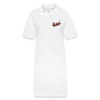 Berger allemand Chiens de berger Chiens de berger - Robe polo bio PAIGER Stanley/Stella Femme - blanc - Devant