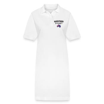 Marathon Sydney - Stanley/Stella Frauen Bio-Polokleid PAIGER - Weiß - Vorne