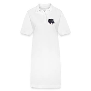 Raben Girls mit Herzketten - Stanley/Stella Frauen Bio-Polokleid PAIGER - Weiß - Vorne