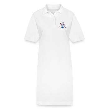 Philippinen Flaggenkarte Script - Stanley/Stella Frauen Bio-Polokleid PAIGER - Weiß - Vorne
