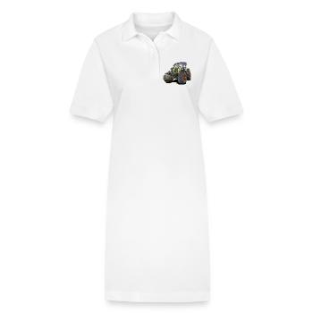Tractor Giant - Stanley/Stella PAIGER Organic Women’s Polo Dress - white - Front