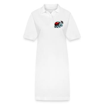 Marienkäfer - Stanley/Stella Frauen Bio-Polokleid PAIGER - Weiß - Vorne