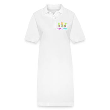 Urlaub Karibik - Stanley/Stella Frauen Bio-Polokleid PAIGER - Weiß - Vorne