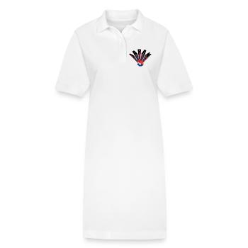 JAPON - Robe polo bio PAIGER Stanley/Stella Femme - blanc - Devant