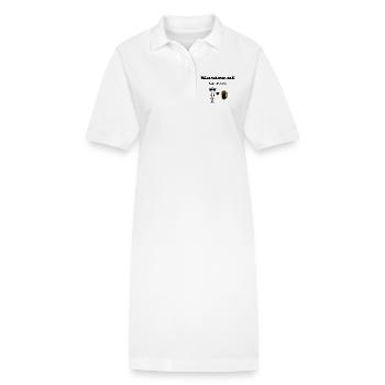 Maître de la bière - Robe polo bio PAIGER Stanley/Stella Femme - blanc - Devant