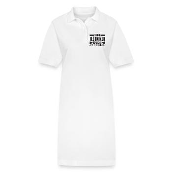 Service Technician Support Solution Slogan Service - Robe polo bio PAIGER Stanley/Stella Femme - blanc - Devant