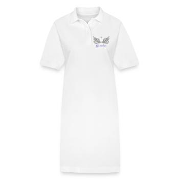 Ailes d’ange Ailes d’ange Gardien - Robe polo bio PAIGER Stanley/Stella Femme - blanc - Devant