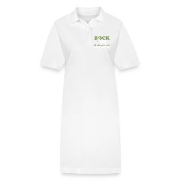 Bock auf Gras - Stanley/Stella Frauen Bio-Polokleid PAIGER - Weiß - Vorne