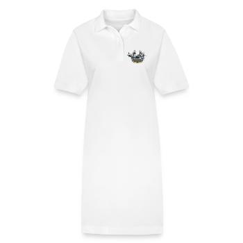 Moustique - Robe polo bio PAIGER Stanley/Stella Femme - blanc - Devant