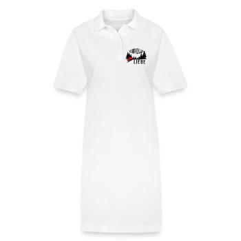 Schwarzwald Liebe - Stanley/Stella Frauen Bio-Polokleid PAIGER - Weiß - Vorne