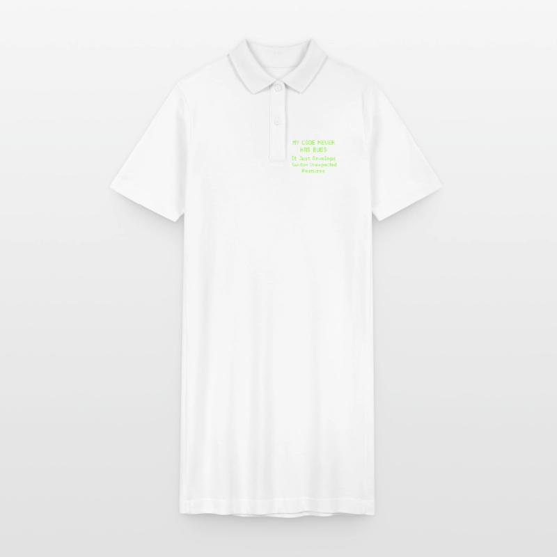 My code never has bugs, it just develops randomly Stanley/Stella PAIGER Organic Women’s Polo Dress