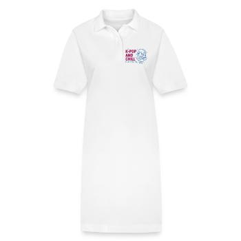 K-Pop et chill à mon époque K-Pop Musique coréenne - Robe polo bio PAIGER Stanley/Stella Femme - blanc - Devant