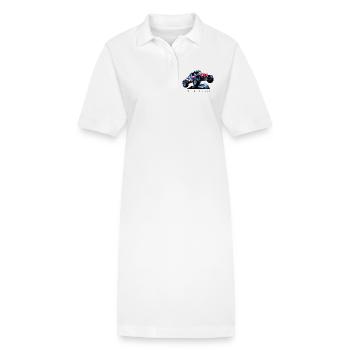 Voiture RC - Robe polo bio PAIGER Stanley/Stella Femme - blanc - Devant