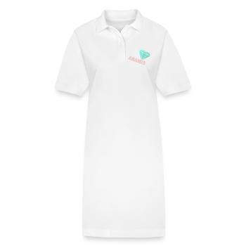 Aramis als Edel - Stanley/Stella Frauen Bio-Polokleid PAIGER - Weiß - Vorne