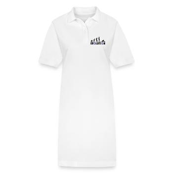 EVOLUTION CURLING Curling Cadeau Hiver - Robe polo bio PAIGER Stanley/Stella Femme - blanc - Devant