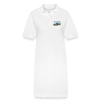 Racing_is_life - Robe polo bio PAIGER Stanley/Stella Femme - blanc - Devant