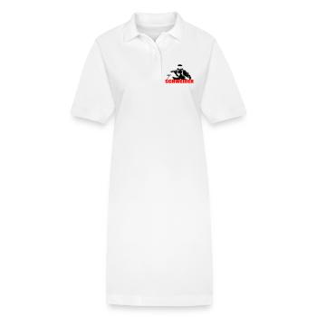 Schweißer - Stanley/Stella Frauen Bio-Polokleid PAIGER - Weiß - Vorne