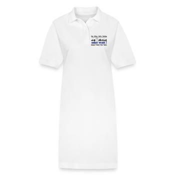 Hamburg , Tradition , Ja Moin oder watt (25) - Stanley/Stella Frauen Bio-Polokleid PAIGER - Weiß - Vorne