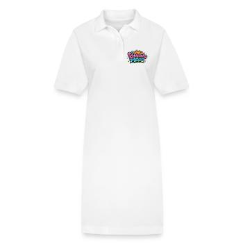 Karnevalsmaus Jeck - Kölle Alaaf Motiv - Stanley/Stella Frauen Bio-Polokleid PAIGER - Weiß - Vorne