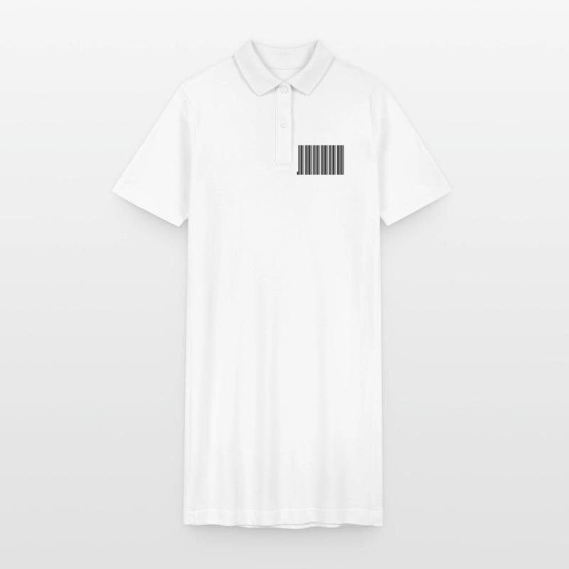 Conception de technologies informatiques pour nerds de code-barres Robe polo bio PAIGER Stanley/Stella Femme