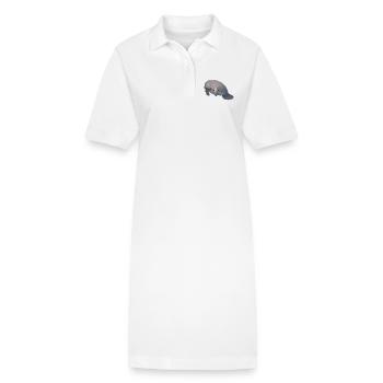 Seekuh - Stanley/Stella Frauen Bio-Polokleid PAIGER - Weiß - Vorne
