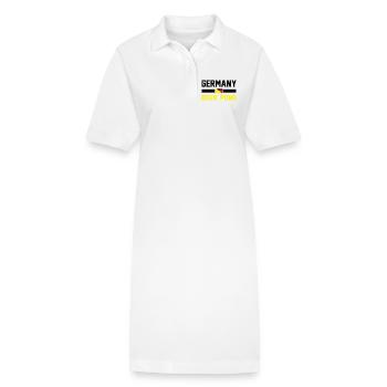 Germany Beer Pong - Stanley/Stella Frauen Bio-Polokleid PAIGER - Weiß - Vorne