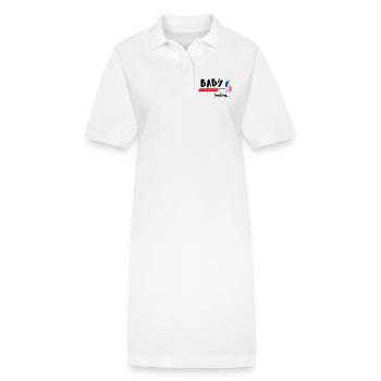 Pieds de chargement de bébé - Robe polo bio PAIGER Stanley/Stella Femme - blanc - Devant