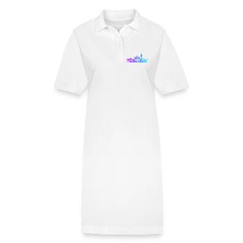Horizon de la ville de Berlin - Robe polo bio PAIGER Stanley/Stella Femme - blanc - Devant