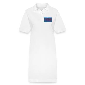 L’emblème de la fierté de Scanie - Robe polo bio PAIGER Stanley/Stella Femme - blanc - Devant