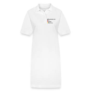 Federal Institute for Delicious Beers - Stanley/Stella PAIGER Organic Women’s Polo Dress - white - Front