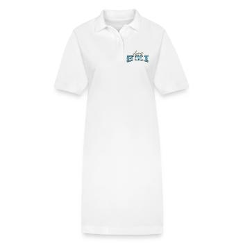 Apres Ski - Stanley/Stella Frauen Bio-Polokleid PAIGER - Weiß - Vorne