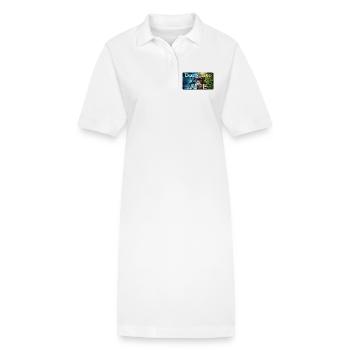 Ne soyez pas un singe : Contraste IA - Robe polo bio PAIGER Stanley/Stella Femme - blanc - Devant