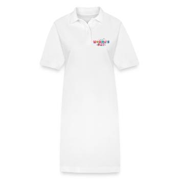 journée internationale de la femme - Robe polo bio PAIGER Stanley/Stella Femme - blanc - Devant