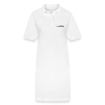 Oslo City Skyline Opera House Modern Art - Stanley/Stella PAIGER Organic Women’s Polo Dress - white - Front
