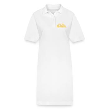 Ich bin Mama Mutterschaft Statement - Stanley/Stella Frauen Bio-Polokleid PAIGER - Weiß - Vorne