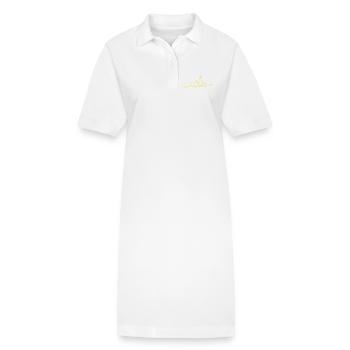 Regensburg Skyline jaune - Robe polo bio PAIGER Stanley/Stella Femme - blanc - Devant
