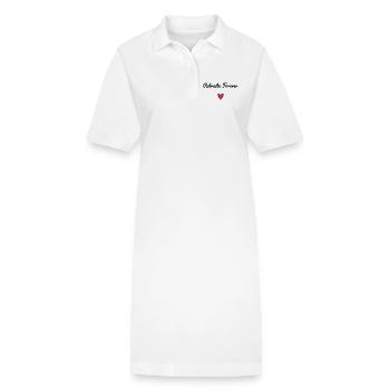 RETRAITE. RETRAITE. RETRAITEE. RETRAITE - Robe polo bio PAIGER Stanley/Stella Femme - blanc - Devant