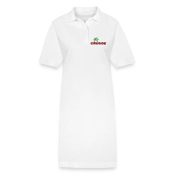 CRUSOE - Stanley/Stella Frauen Bio-Polokleid PAIGER - Weiß - Vorne