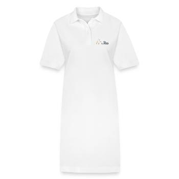 Kat-ritable - Stanley/Stella Frauen Bio-Polokleid PAIGER - Weiß - Vorne