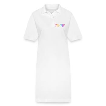 Schönen Freitag, Juhuu, Freitag, Liebhaber, Friyay - Stanley/Stella Frauen Bio-Polokleid PAIGER - Weiß - Vorne