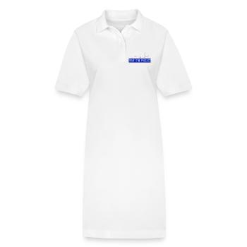 Vertrau Dem Prozess Pflänzchen - Stanley/Stella Frauen Bio-Polokleid PAIGER - Weiß - Vorne